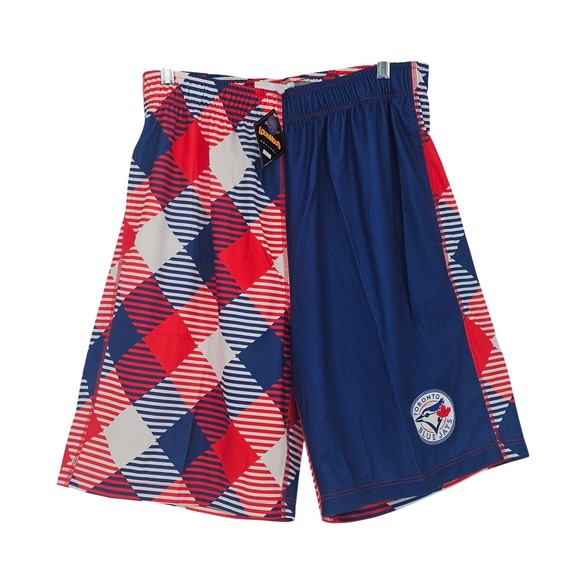 Loudmouth Apparel Other - Loudmouth Toronto Blue Jays Shorts L Blue Red Geometric MLB Athletic Deadstock